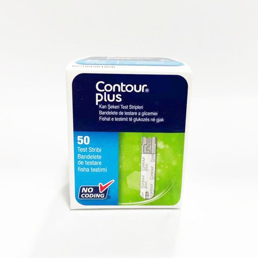 Que thử đường huyết Bayer Contour Plus 50