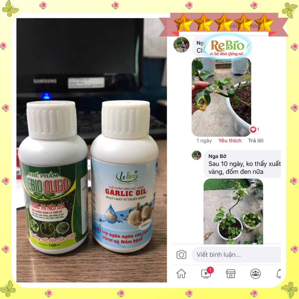 Bộ đôi Oligo+ Garlic Oil -Chuyên đặc trị và phòng các loại nấm, vàng lá, gỉ sắt,..(size nhỏ 100ml x 2))