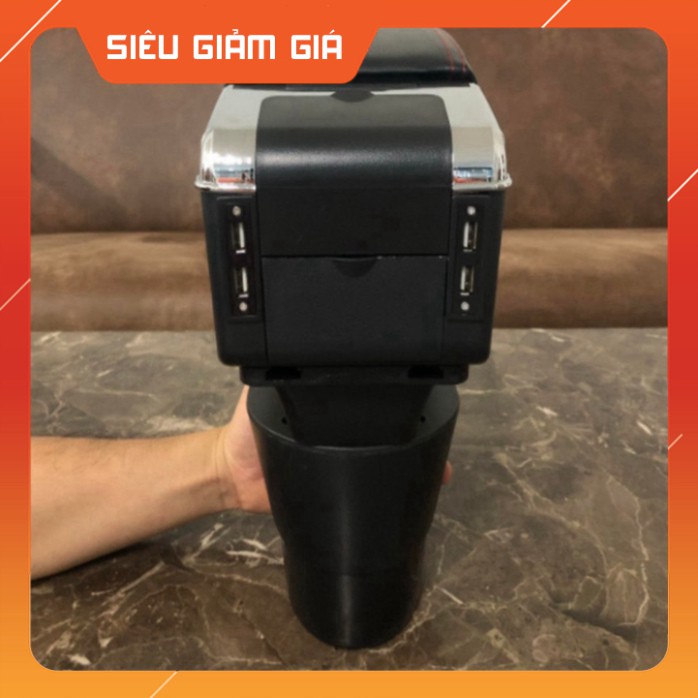 Hộp tỳ tay xe ô tô SUZUKI CELERIO - BỌC DA CAO CẤP - 7 CỔNG USB - NHIỀU MÀU Hàng Cao Cấp