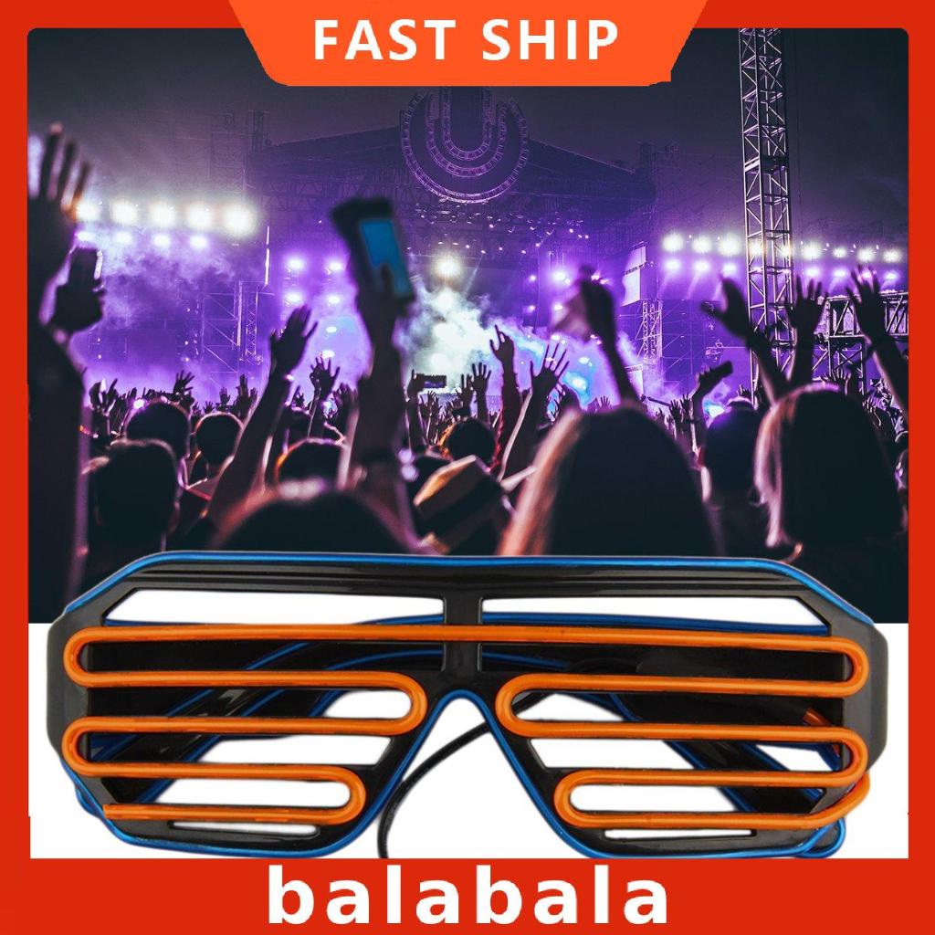 [BL]Plastic LED Glasses Light Up Shades Flashing Rave Wedding Party Glasses