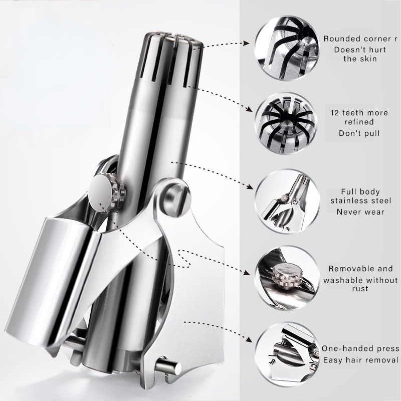 Máy Tỉa Lông Mũi Mini Cầm Tay Tiện Dụng