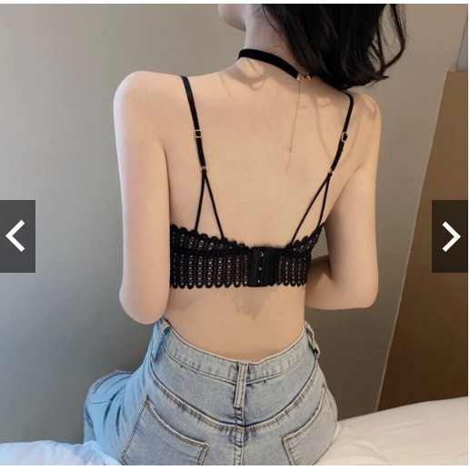 Áo Lót Bra Ren Cài Sau Dây Kép Siêu Xinh MS384