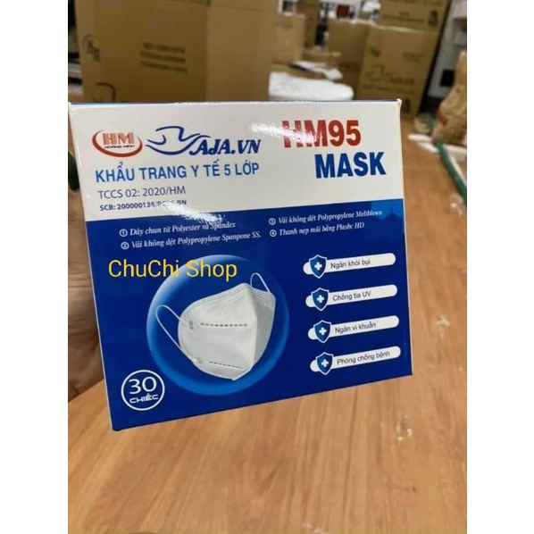 Hộp khẩu trang y tế HM95 59k/hộp 30 cái | BigBuy360 - bigbuy360.vn