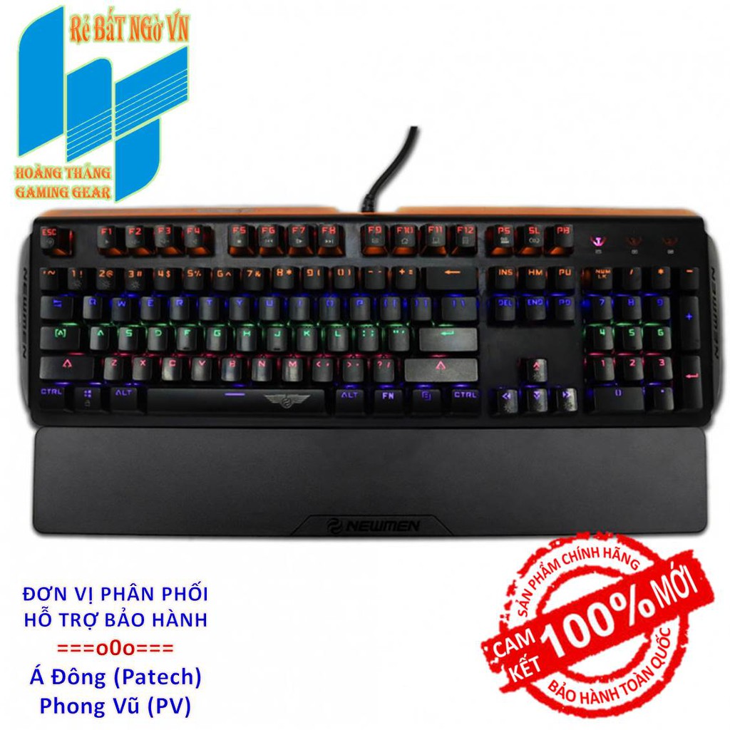 Bàn phím cơ Newmen GM368 Mix led