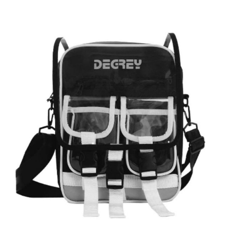 Túi đeo chéo degrey phối trong phản quang