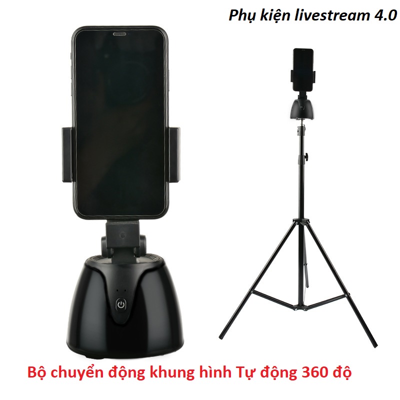 Giá Đỡ Điện Thoại 3 Chân Tự Động, Tripod Điện Thoại 3 Chân Tự Di Chuyển Theo Khung Hình