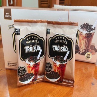 set 8 ly Trà sữa trân châu đường đen tự pha [ROYAL TEA], trà sữa tự pha hot nhất mùa hè 2021