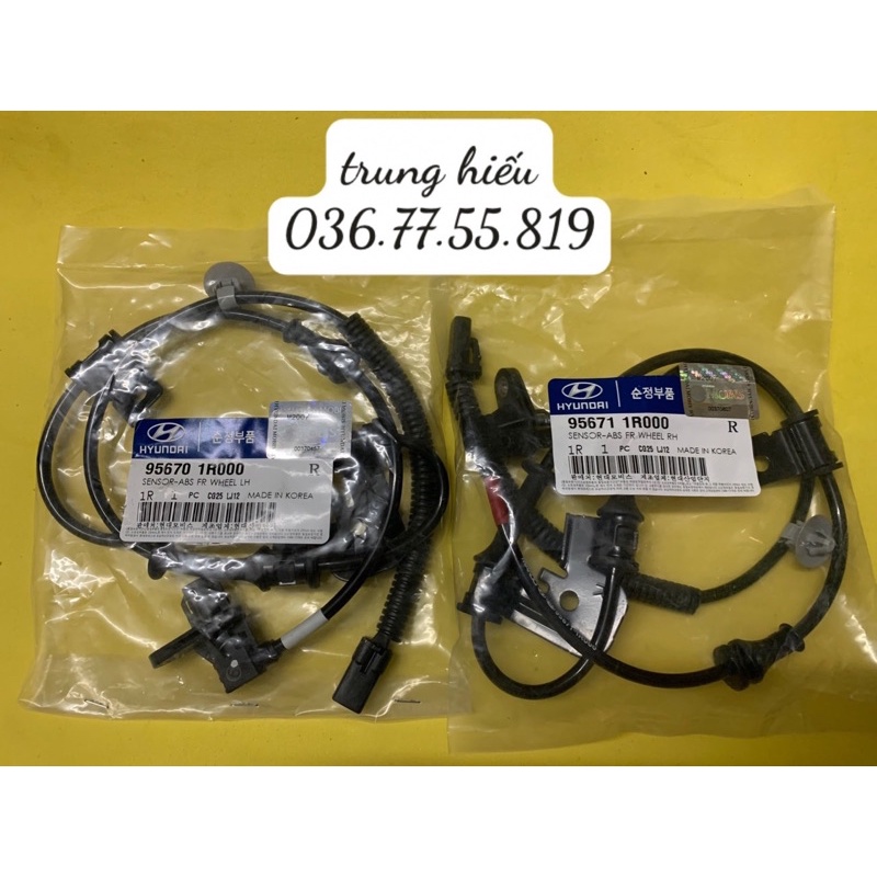 cảm biến tốc độ bánh xe abs trước accent, rio, solaris