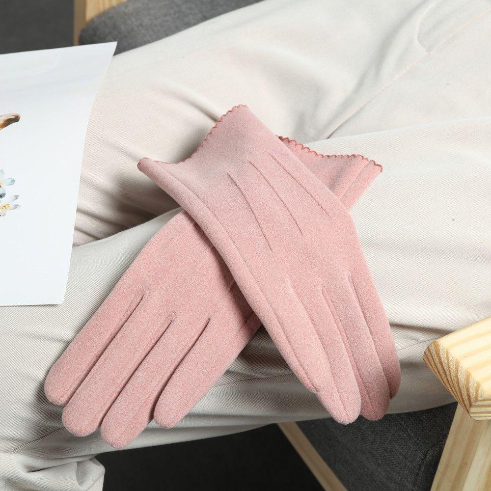 Găng Tay Giữ Ấm Mùa Đông Chống Trượt Dày Dặn Cho Nữ