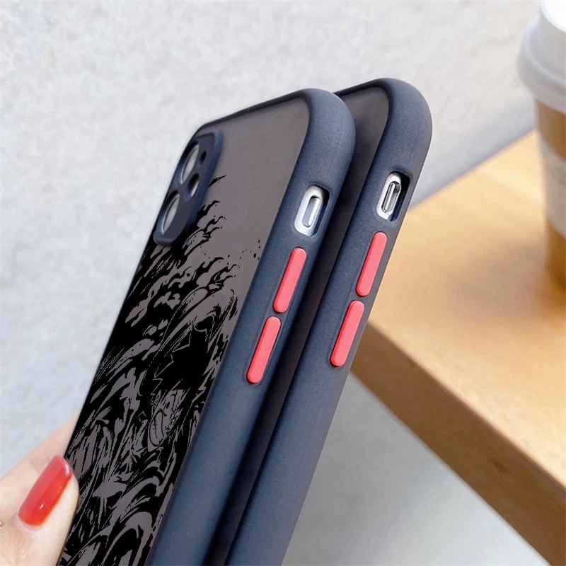 Ốp Điện Thoại Nhựa Cứng In Hình Luffy One Piece Bảo Vệ Camera Cho iPhone 13 Pro Max 12 11 iPhone 7 8 X XS