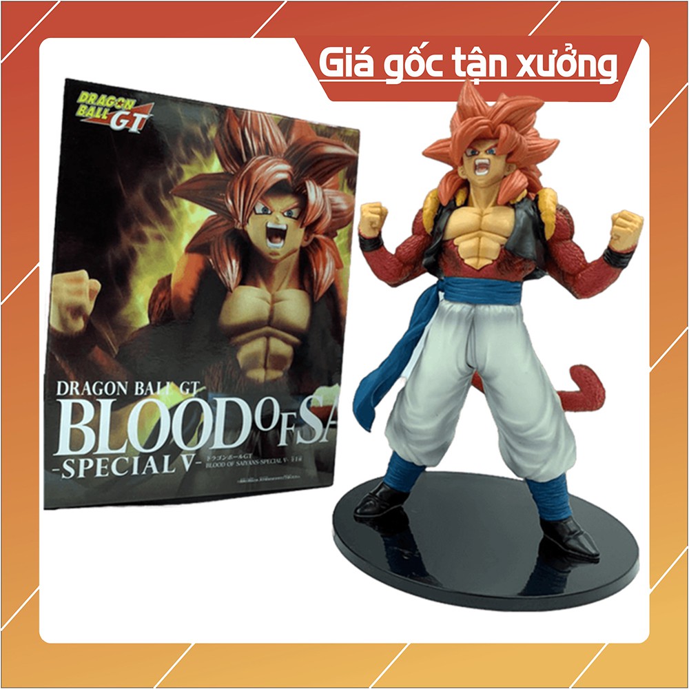 (Mô hình chính hãng) Mô hình Dragon Ball GT Blood of Saiyans Special V - Gogeta SSJ 4