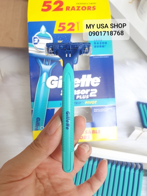 Dao cạo râu 2 lưỡi - Gillette Sensor Plus 2