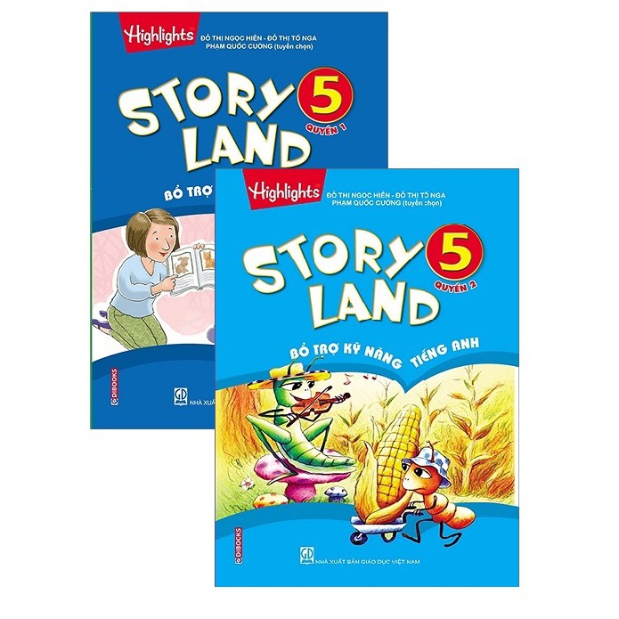 Truyện - Combo Truyện đọc Tiếng Anh từ Hoa Kỳ - Story Land từ 1,2,3,4,5 (10 Cuốn)