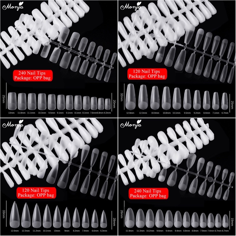 Móng úp vỉ đủ phom nhám sẵn chuẩn phom