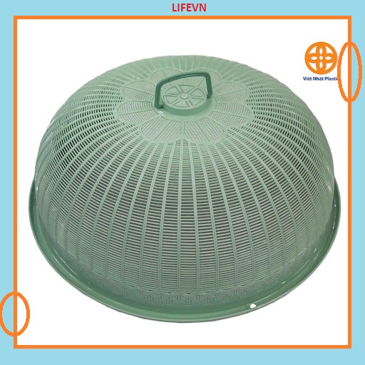 Lồng bàn hoa Lifevn Lồng bàn đậy thức ăn lồng bàn nhựa tròn cao cấp hiện đại Nhựa Việt Nhật