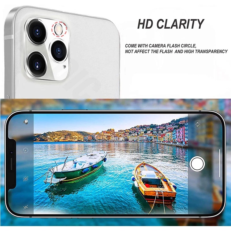 Kính Cường Lực 3D HD Chống Dấu Vân Tay Bảo Vệ Ống Kính Máy Ảnh Sau Cho IP 14 / 14 Plus / 14 Pro / 14 Pro Max