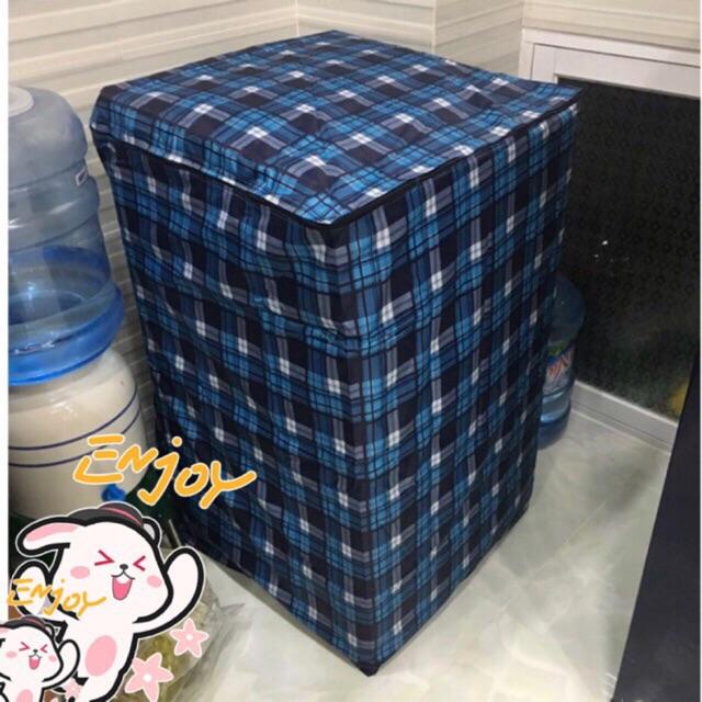 Áo Trùm Máy Giặt Cửa Trên Vải Dù Siêu Dày, Size 9kg-10kg, Lựa Chọn Họa Tiết