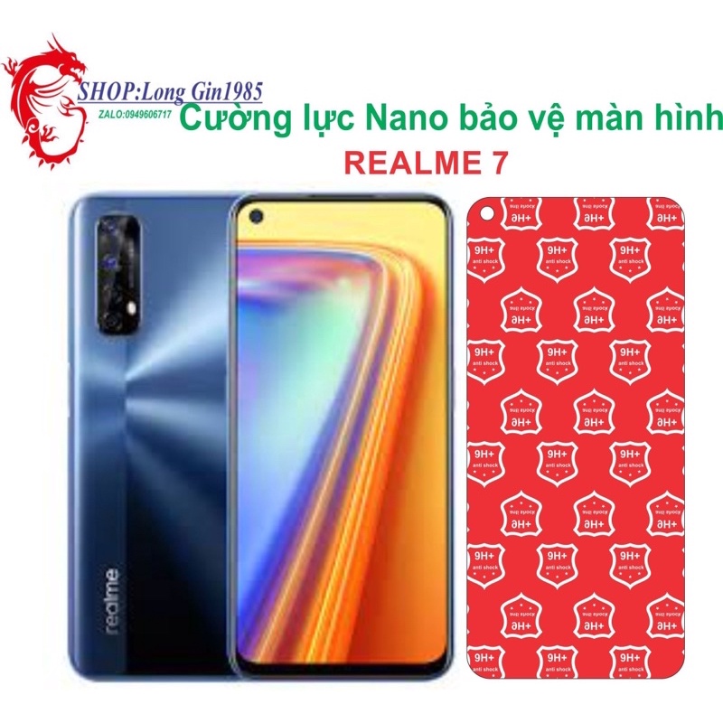 Realme 7 Cường lực Nano chống va đập chống trầy xước tốt