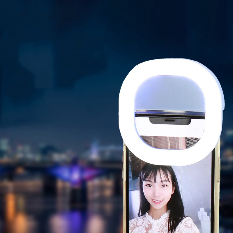 Đèn Trợ Sáng Hỗ Trợ Chụp Ảnh Selfie Cho Điện Thoại Android / Iphone