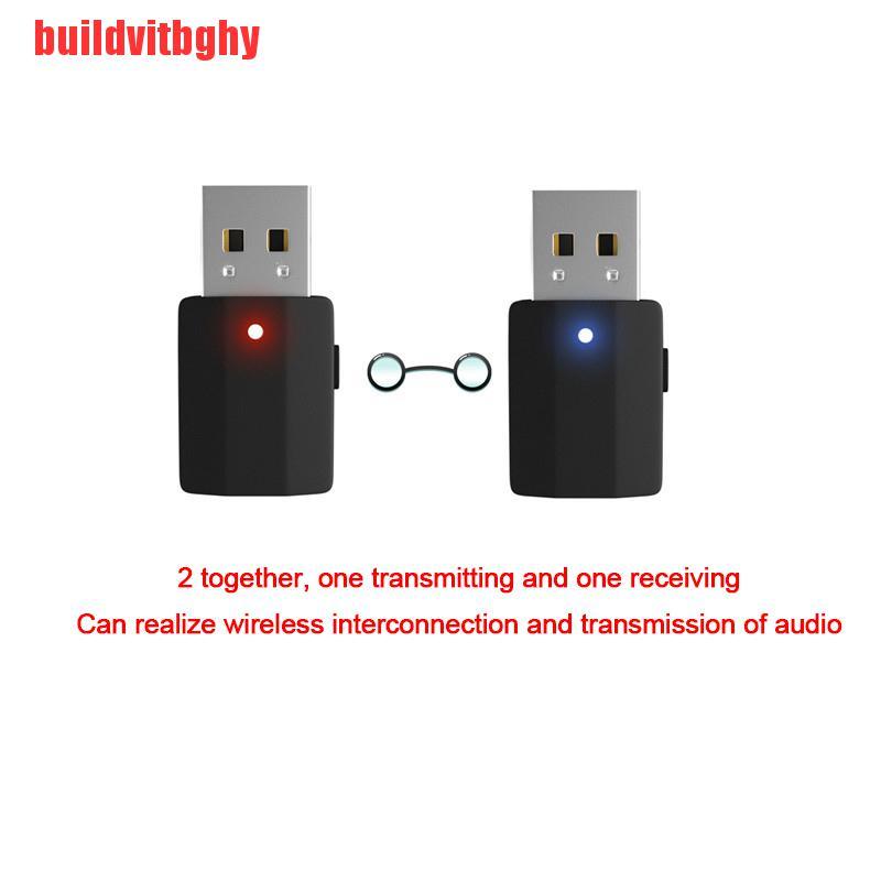 (Mua-Code) Usb Bluetooth 5.0 Thu Phát Tín Hiệu 2 Trong 1 Với Giắc 3.5mm