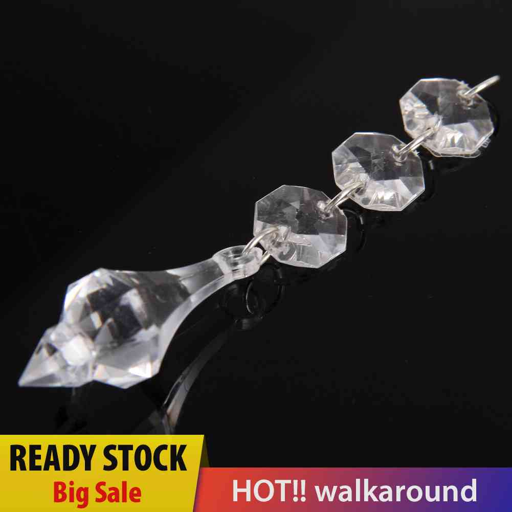 Bộ 10 Hạt Pha Lê Chất Liệu Acrylic Dùng Để Trang Trí Tiệc Cưới