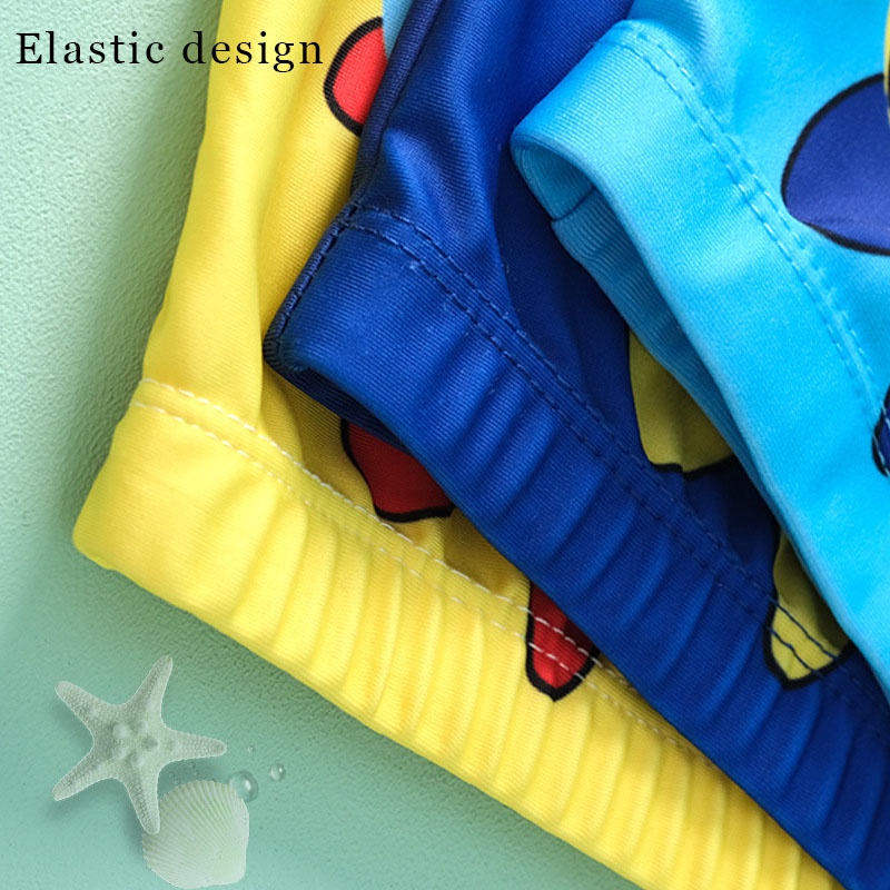 Quần Bơi Nhanh Khô Họa Tiết Hoạt Hình Dễ Thương Cho Bé Trai