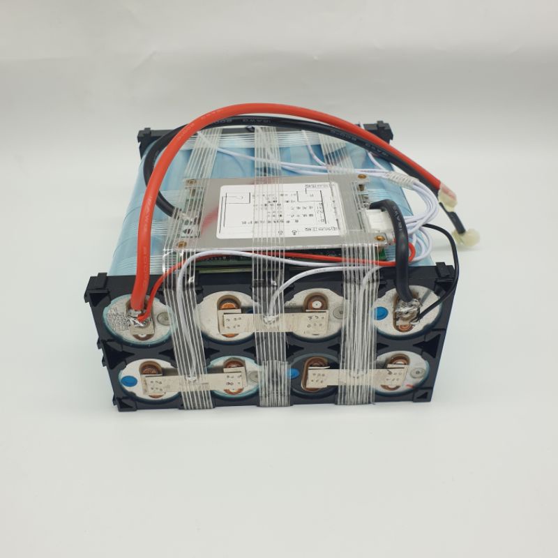 Achun.vn - KHỐI PIN SẮT 8S - 24V - 15AH - 8 viên 33140 MẠCH XẢ 50A