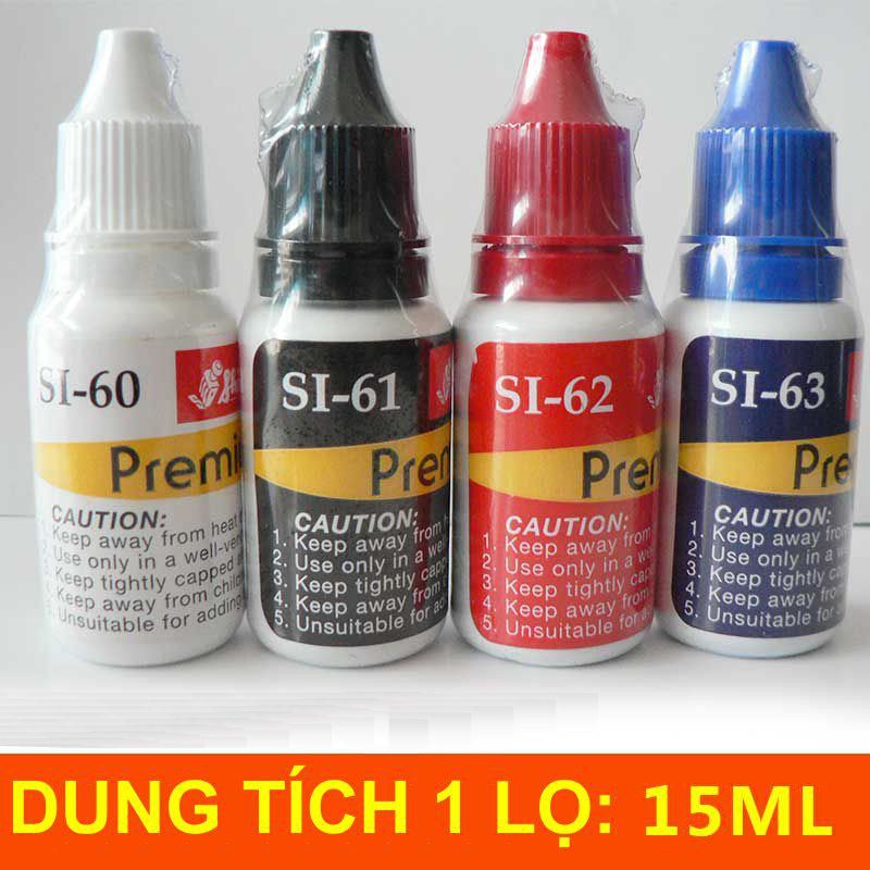 [ĐỌC MÔ TẢ] Mực Dấu Khô Nhanh Bám Chắc Trên Mọi Chất Liệu 15ml Shiny SI