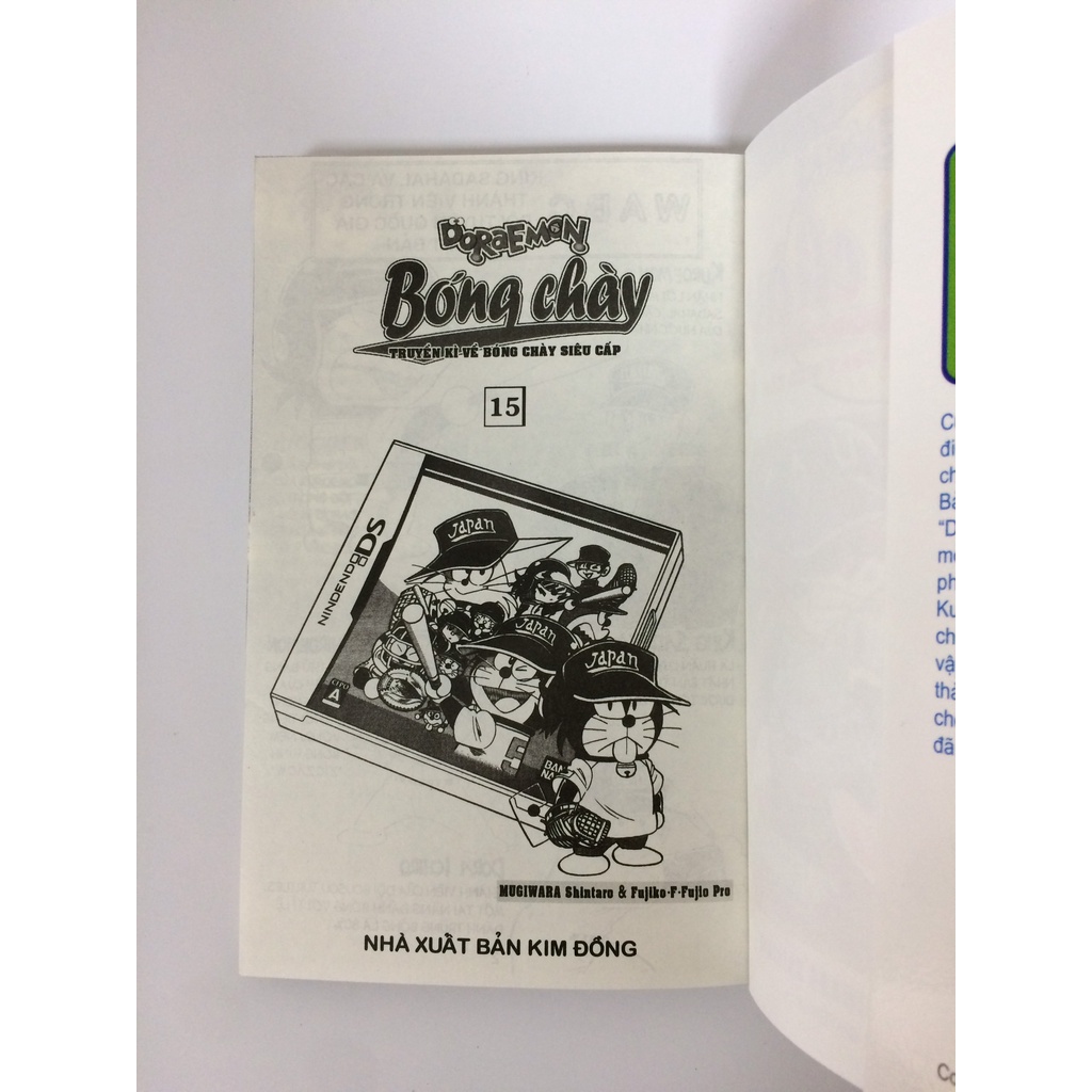 Sách - Doraemon bóng chày - Truyền kì về bóng chày siêu cấp - Tập 15