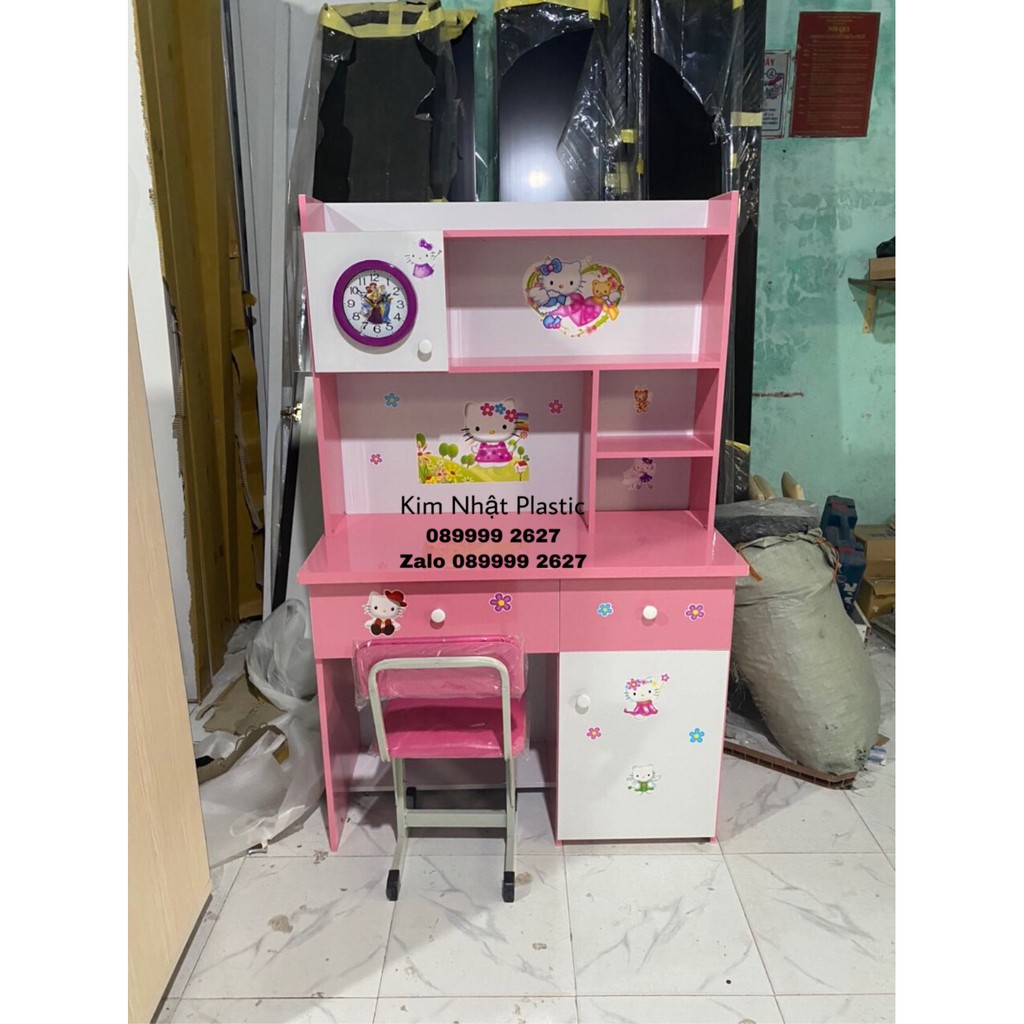 Bàn học sinh nhựa Đài Loan xanh dương dễ thương FREESHIP | BigBuy360 - bigbuy360.vn