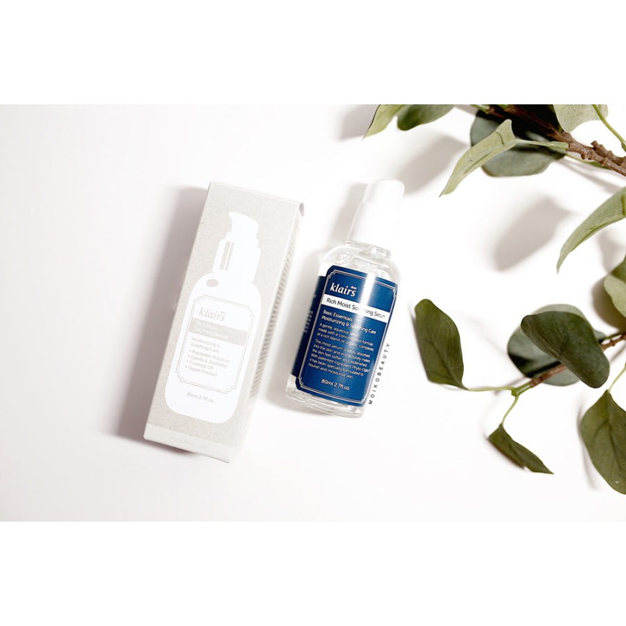 Tinh chất dưỡng ẩm sâu dành Klairs Rich Moist Soothing Serum 80ml _ Dear Klairs Chính Hãng