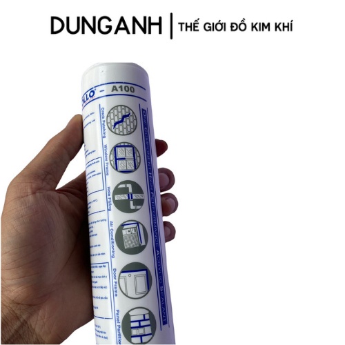 Keo silicon kim khí Dung Anh, keo apollo A100 300ml