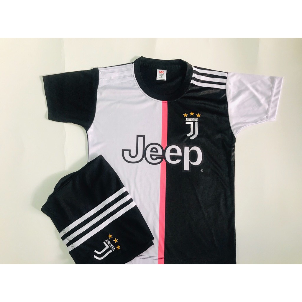 BỘ QUẦN ÁO ĐÁ BÓNG TRẺ EM CLB JUVETUS SÂN NHÀ MÙA GIẢI 2019 2020