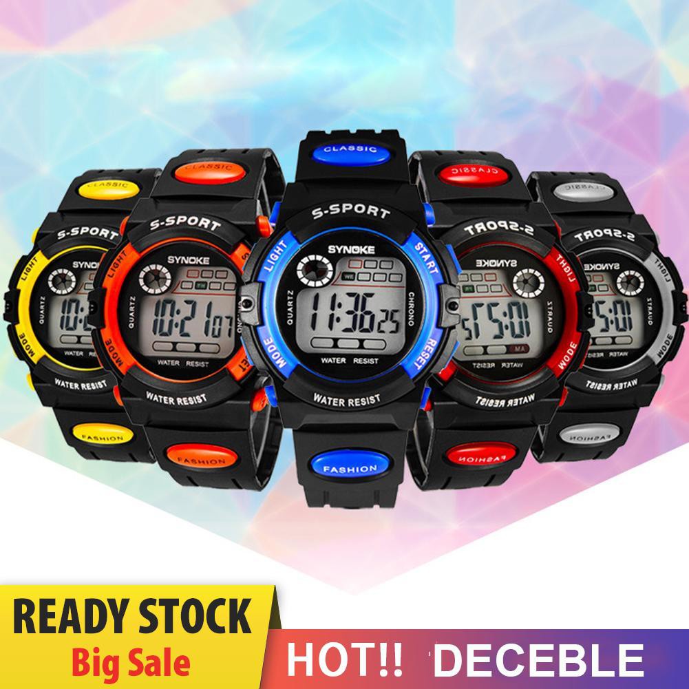 Deceble Multifunction Waterproof Child Boy Girl Sports Electronic Wrist Watch