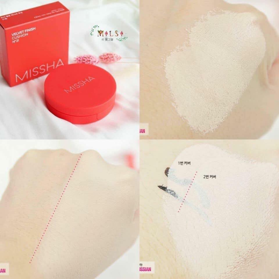 Phấn Nước Che Phủ Hoàn Hảo Missha Velvet Finish Cushion SPF50+ PA+++ | BigBuy360 - bigbuy360.vn