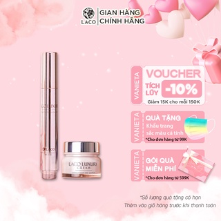 Combo Dưỡng Da Ngày và Đêm (Laco Luxury Ampoule + Cream)
