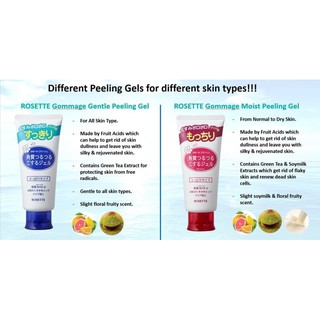 TẨY DA CHẾT ROSETTE PEELING GEL
