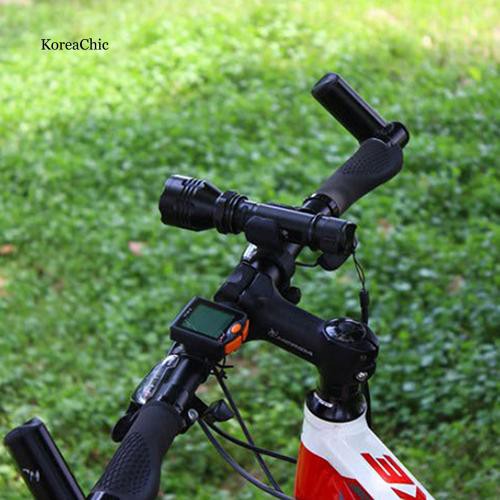 Kẹp giữ đèn pin xoay 360 độ gắn ghi đông xe đạp leo núi
