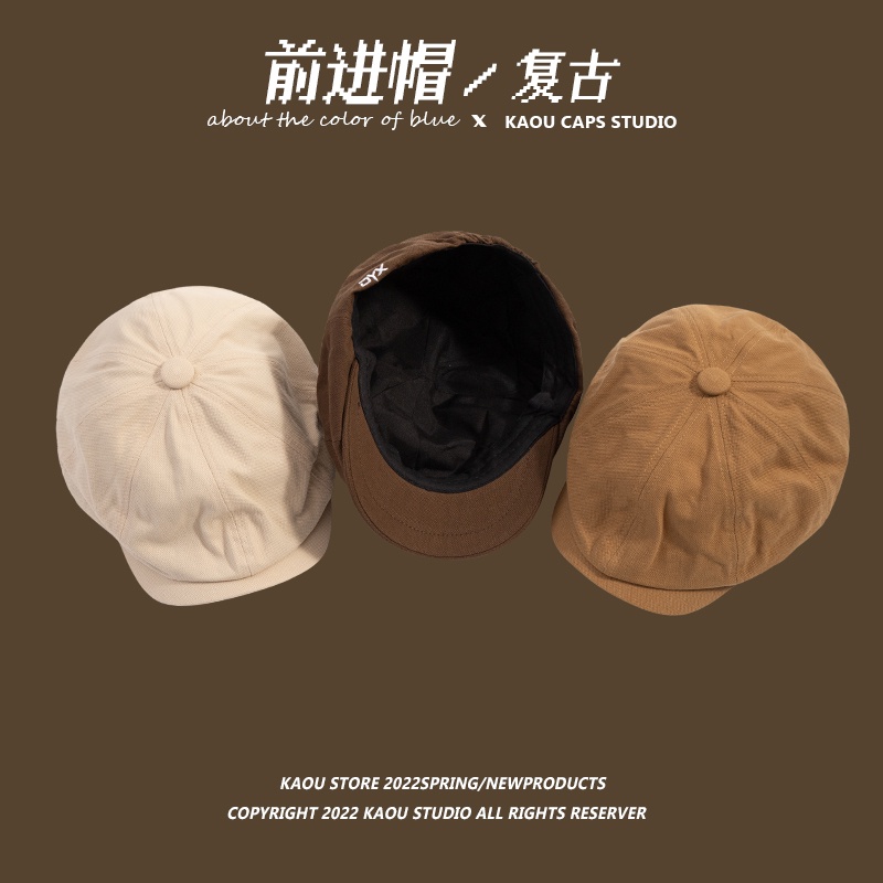 Mũ Beret Phong Cách Retro Hàn Quốc Cho Nam Và Nữ