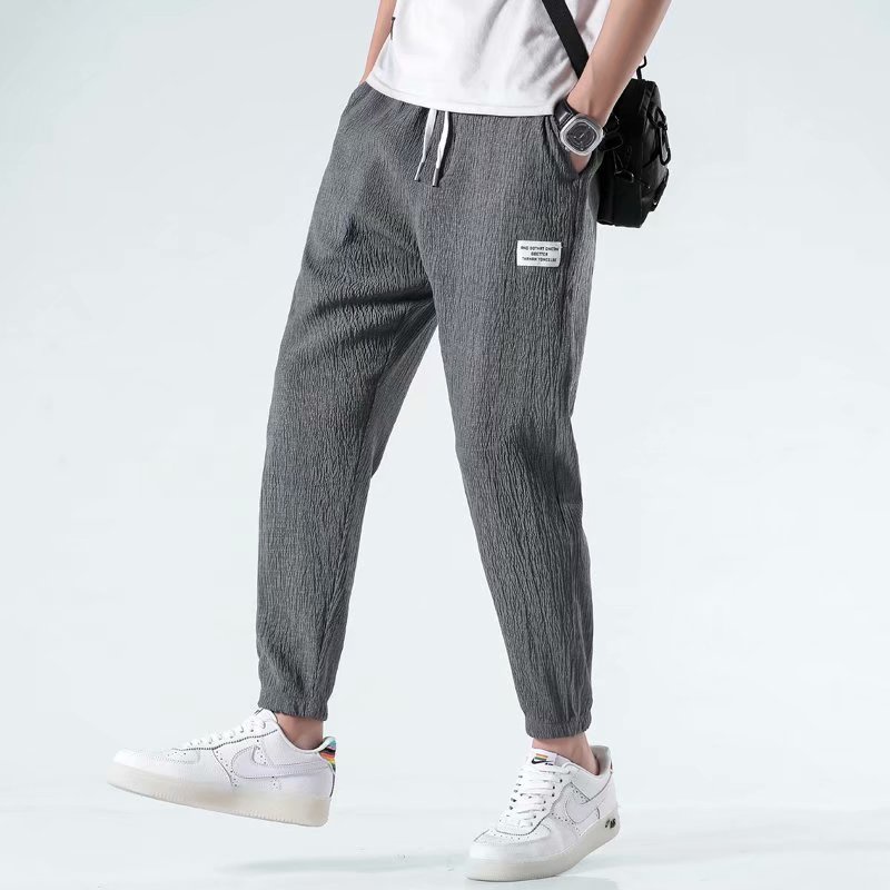 Quần Dài Thể Thao Ống Rộng Phong Cách Hàn Quốc Thời Trang Cho Nam quần jogger thể thao nam quần dài nam thể thao from rộng fashion quần ống suông nam