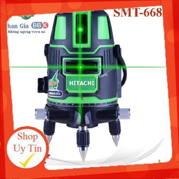 Máy Cân Mực Bắn Cốt HITACHI Laser 5 Tia xanh (Tặng kèm chân 1,2m)