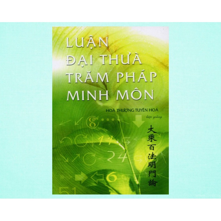 Sách - Luận Đại Thừa Trăm Pháp Minh Môn