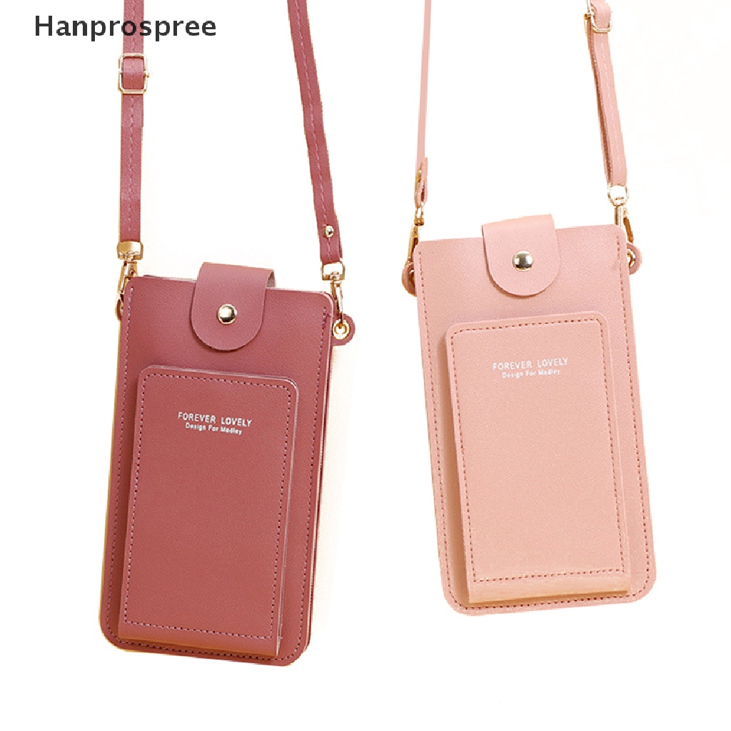 Hanprospree > Túi Xách Đeo Vai Đựng Điện Thoại Sức Chứa Lớn Có Thể Chạm Màn Hình Cảm Ứng Cho