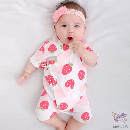 Áo liền quần Kiểu Kimono Cho Bé