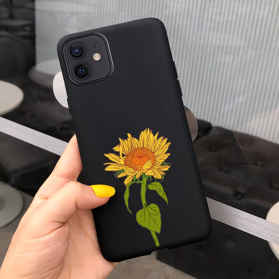 Ốp điện thoại dẻo họa tiết bông hoa xinh xắn thời trang thích hợp cho IPHONE 6 6S PLUS 7 8 SE 2020 SE 6PLUS 7PLUS 8PLUS