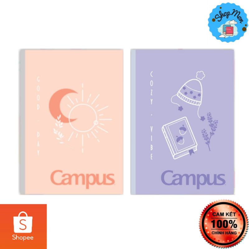 [Mã LIFEBOOK2 giảm 10% đơn 0Đ] Vở kẻ ngang 80 trang Muted Color CAMPUS (2021) Cưng xỉu