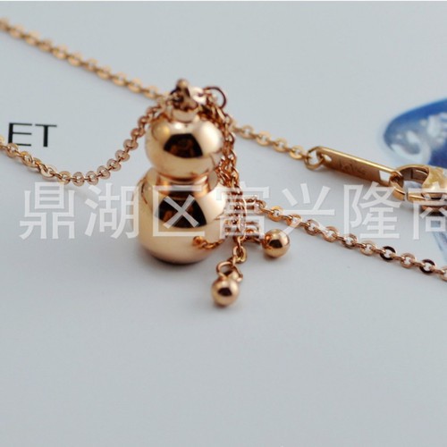 Dây Chuyền Nữ Hồ Lô Titan Ko Đen TT 2225