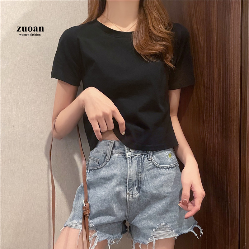 Áo thun SUXI tay ngắn nhiều màu thời trang cho nữ