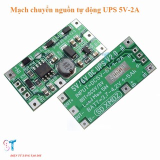 Bộ Lưu Điện - Mạch UPS Chuyển Nguồn Tự Động 5V 5W