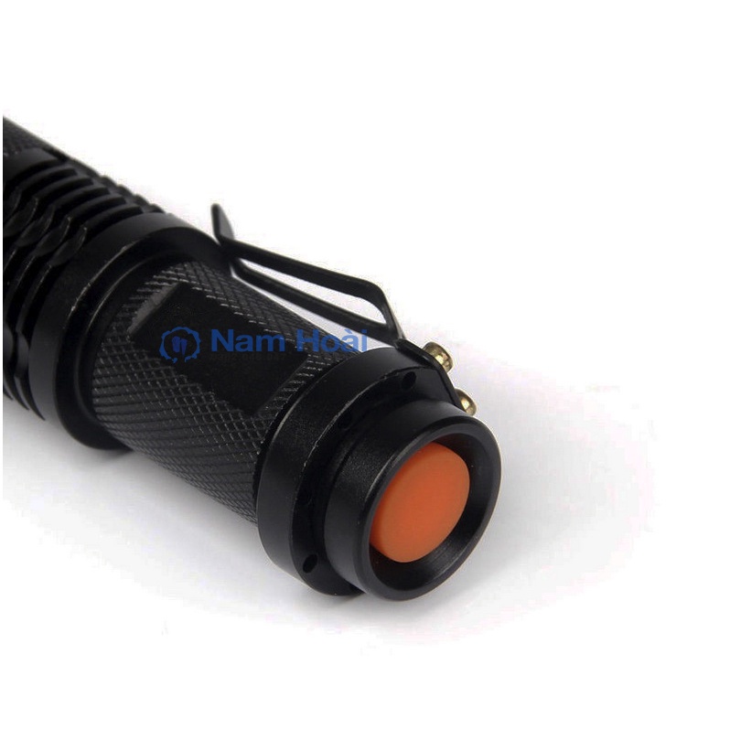 Đèn pin siêu sáng mini SK68 CREEQ5 sử dụng pin AA, 14550, pin tiểu